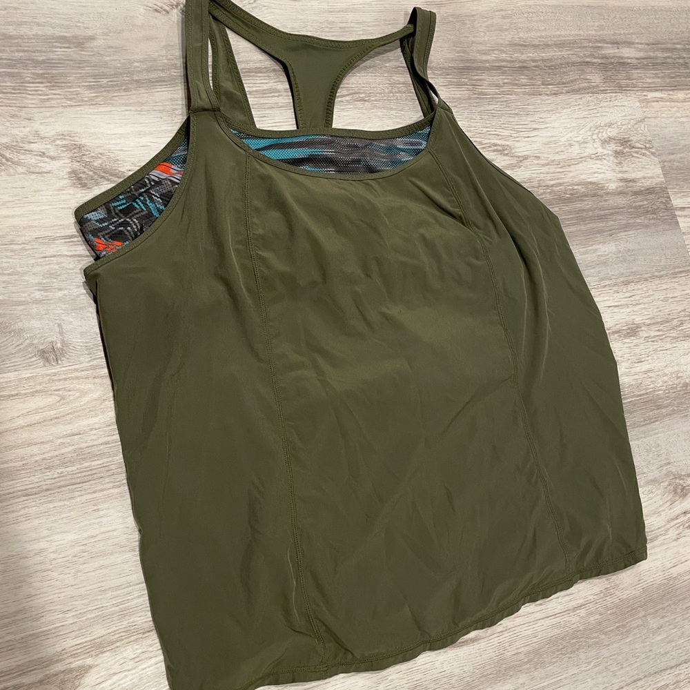 Olive Green Women's Racerback Tank Top